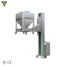 upright ibc bin fixed pharmacecutical fixed hydraulic bin lifter for pharma bin